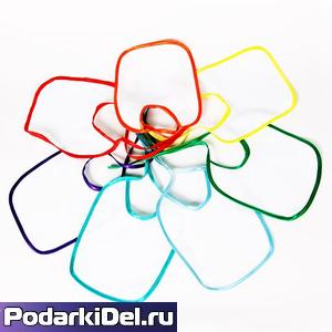 Слюнявчики детские (цветная окантовка)