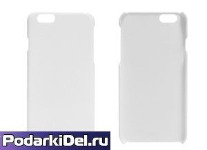 Чехол пластиковый IPhone 6 PLUS "белый" матовый (для вакуумной машины) 