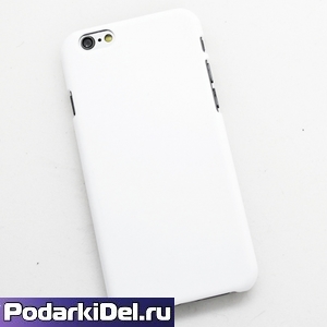 Чехол пластиковый IPhone 6 PLUS "белый" глянц (для вакуумной машины)