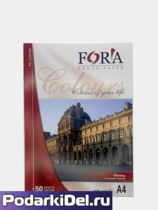 Бумага FORA А4 / 50л./ 200г (глянц.) Бумага FORA А4 / 50л./ 200г (глянц.)
