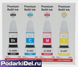 Чернила GI-490 Canon Pixma G1400, G2400, G3400, G1410, G2410, G3410, G1411, G2411