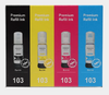 Чернила для Epson 103 для Epson L1110, L3100, L3110, L3150, L3151, L3160 4 цвета по 70мл Чернила для Epson 103 для Epson L1110, L3100, L3110, L3150, L3151, L3160 4 цвета по 70мл
