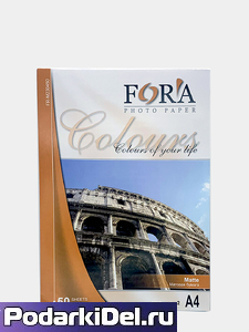 Бумага FORA А4 / 50л./ 230г (матовая) Бумага FORA А4 / 50л./ 230г (матовая)