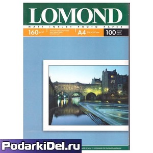 Бумага Lomond  А4 /100л./160г (мат. одностор.)