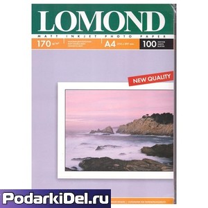 Бумага Lomond А4 /100л./170г (мат. 2-х стор.) Бумага Lomond А4 /100л./170г (мат. 2-х стор.)