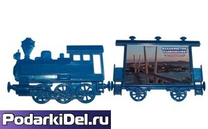 Фотомагнит "Локомотив" + "Вагончик"1шт