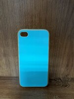 Чехол пластиковый IPhone 4/4S "прозрачный" тонированный Чехол пластиковый IPhone 4/4S "прозрачный" тонированный