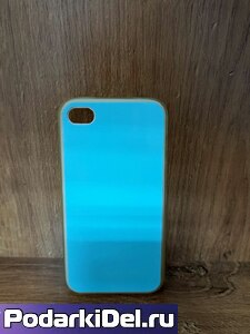 Чехол пластиковый IPhone 4/4S "прозрачный" тонированный