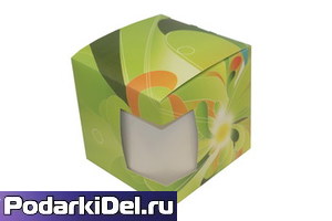 Коробка подарочная для кружки "Зеленый цветок" 