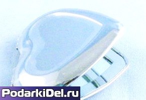 Зеркало макияжное "СЕРДЦЕ" (№2) 