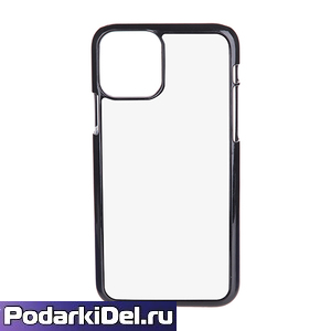 Чехол пластиковый IPhone 11 Pro черный (вставка под сублимацию) Чехол пластиковый IPhone 11 Pro черный (вставка под сублимацию)