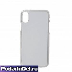 Чехол пластиковый IPhone X/XS прозрачный (вставка под сублимацию) Чехол пластиковый IPhone X/XS прозрачный (вставка под сублимацию)