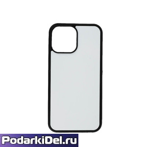 Чехол силиконовый IPhone 12 PRO MAX черный (вставка под субл.) Чехол силиконовый IPhone 12 PRO MAX черный (вставка под субл.)