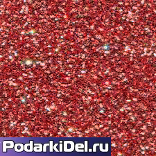 Т/пленка Quaff Glitter красная с блестками 50х100 Т/пленка Quaff Glitter красная с блестками 50х100