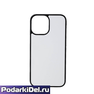 Чехол пластиковый IPhone 13 PRO черный (вставка под сублимацию) Чехол пластиковый IPhone 13 PRO черный (вставка под сублимацию)