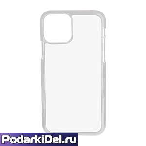 Чехол пластиковый IPhone 13 PRO белый (вставка под сублимацию) 