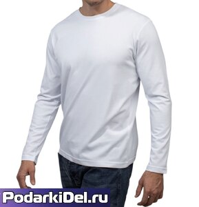 Лонгслив (XS-XXL) белый EVOLUTION 