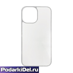 Чехол пластиковый IPhone 13 белый (вставка под сублимацию) Чехол пластиковый IPhone 13 белый (вставка под сублимацию)