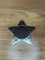 Медаль 502.02 ЗВЕЗДА "серебро" 50мм (без вкладыша 25мм) без ленты Медаль 502.02 ЗВЕЗДА "серебро" 50мм (без вкладыша 25мм) без ленты