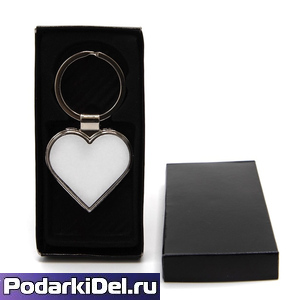 Брелок для ключей "Сердце с бортиком" 40*40