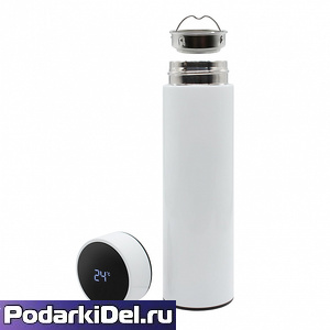 Термос металлический с датчиком температуры Термос металлический с датчиком температуры