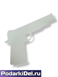 Линейка "Пистолет", размер 207*125мм