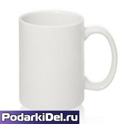 Кружка белая ВЫСОКАЯ с овальной ручкой, тонкими стенками Кружка белая ВЫСОКАЯ с овальной ручкой, тонкими стенками