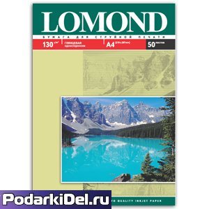 Бумага Lomond  А4 / 50л./ 130г (глянц. одностор.)