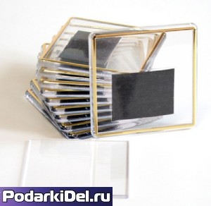 Фотомагнит КВАДРАТ (с позолотой) 65Х65мм Фотомагнит КВАДРАТ (с позолотой) 65Х65мм