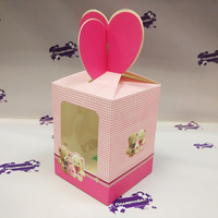 Коробка подарочная для КРУЖКИ с окном МИШКИ в ассортименте Коробка подарочная для КРУЖКИ с окном МИШКИ в ассортименте