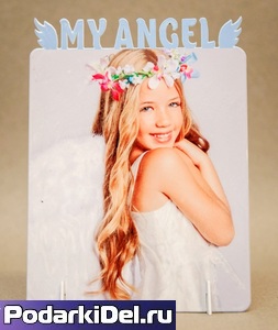 Фоторамка металл "My Angel" 168x122х2мм (для сублимации)