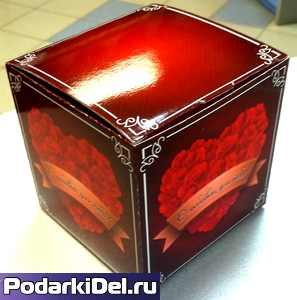 Коробка подарочная для КРУЖКИ "С любовью для тебя"