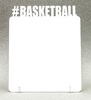 Фоторамка металл "#Baskeball" 172x142х2мм (для сублимации)
