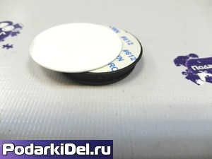 ПОП-держатель для телефона черный/ белый