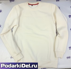 Свитшот мужской МОЛОЧНЫЙ меланж, футер 280 гр. (под сублимацию) Свитшот мужской МОЛОЧНЫЙ меланж, футер 280 гр. (под сублимацию)