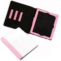 Чехол IPad 2/3/4 "розовый" из искус. кожи (зона под нанесение) Чехол IPad 2/3/4 "розовый" из искус. кожи (зона под нанесение)