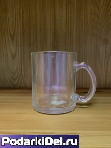 Кружка стеклянная голубая НЕОН Кружка стеклянная голубая НЕОН