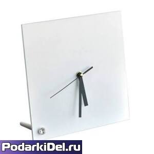 Часы стеклянные квадратные 20*20см Часы стеклянные квадратные 20*20см