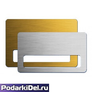 Бейдж для сублимации 76х51мм с окном 60х12 (цвета в ассортименте) без крепления