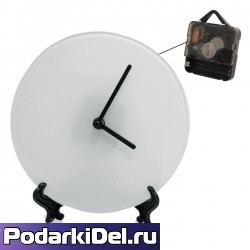 Часы стеклянные d-20см (текстурные) 