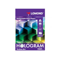 Бумага Lomond ТехноАрт А4/1л/260 г/м с галографических эффектом Holographic Inkjet Paper-Cube (куб) Бумага Lomond ТехноАрт А4/1л/260 г/м с галографических эффектом Holographic Inkjet Paper-Cube (куб)