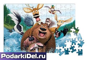 Пазл А4 (19х24см) 10*11 без перламутра