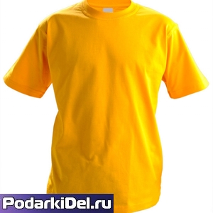 Футболка мужская (ЖЕЛТАЯ) 155-160г/м2 размерный ряд 44-56 на выбор (Узбекистан)   