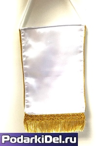 Вымпел (прямоугольник) с бахромой (золото/серебро) Вымпел (прямоугольник) с бахромой (золото/серебро)