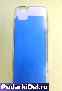 Чехол пластиковый IPhone 6 "белый" (+вставка для сублимации)