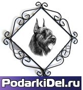 Рамка настенная металлическая с одним крючком