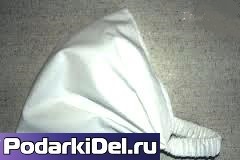 Косынка ЖЕНСКАЯ на резинке (белая)