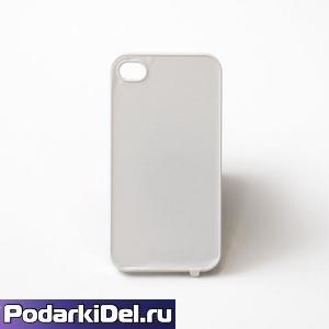 Чехол пластиковый "белый" для IPhone 5/5S (со вставкой под сублимацию)