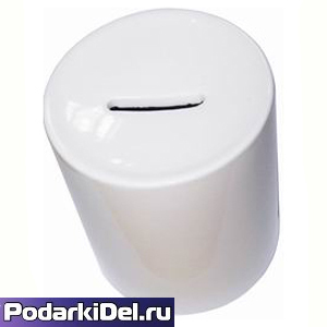 Копилка БЕЛАЯ d-7,9cm h-9,4cm Копилка БЕЛАЯ d-7,9cm h-9,4cm