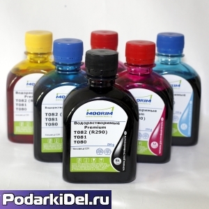 Чернила для Epson 673 для принтеров L800, L805, L810 L850 L1800 L8050 комплект 6 цветов 250мл 